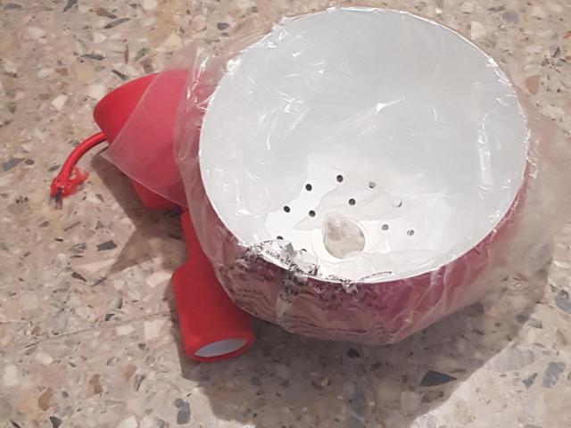 Lampara roja nueva