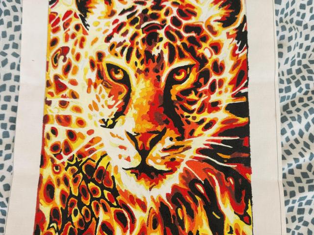 Lienzo pintado a mano