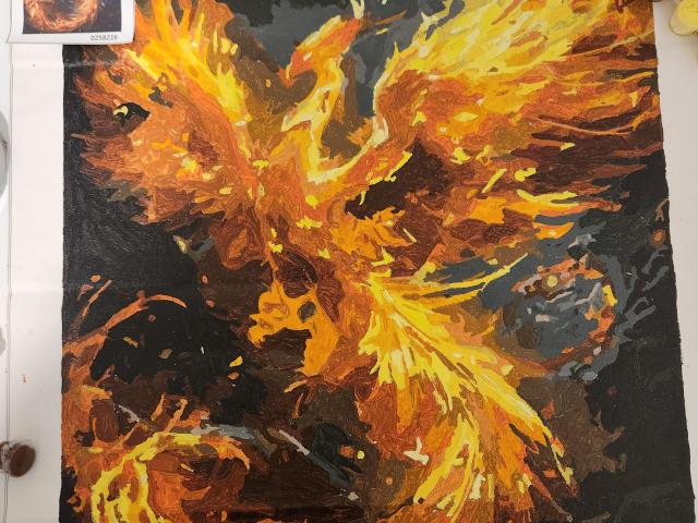 Lienzo pintado a mano