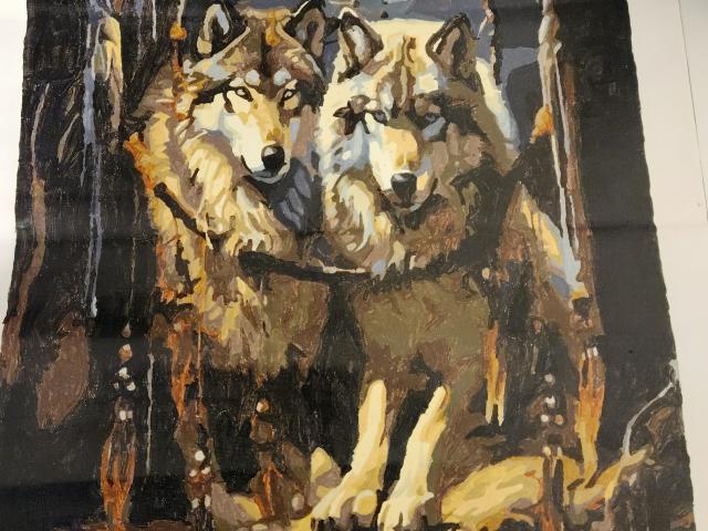 Lienzo pintado a mano