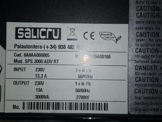 Salicru bateria
