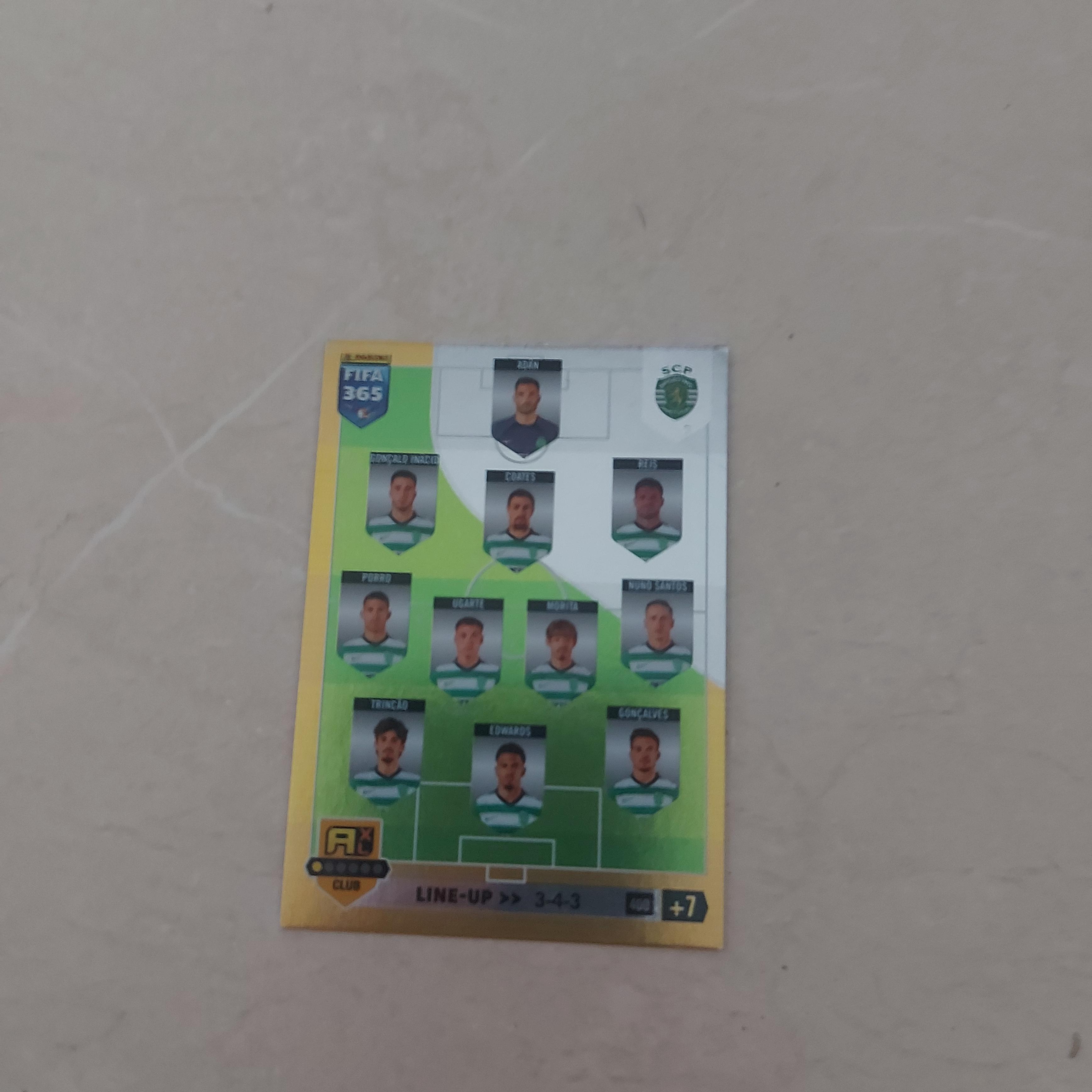 cromo de fútbol