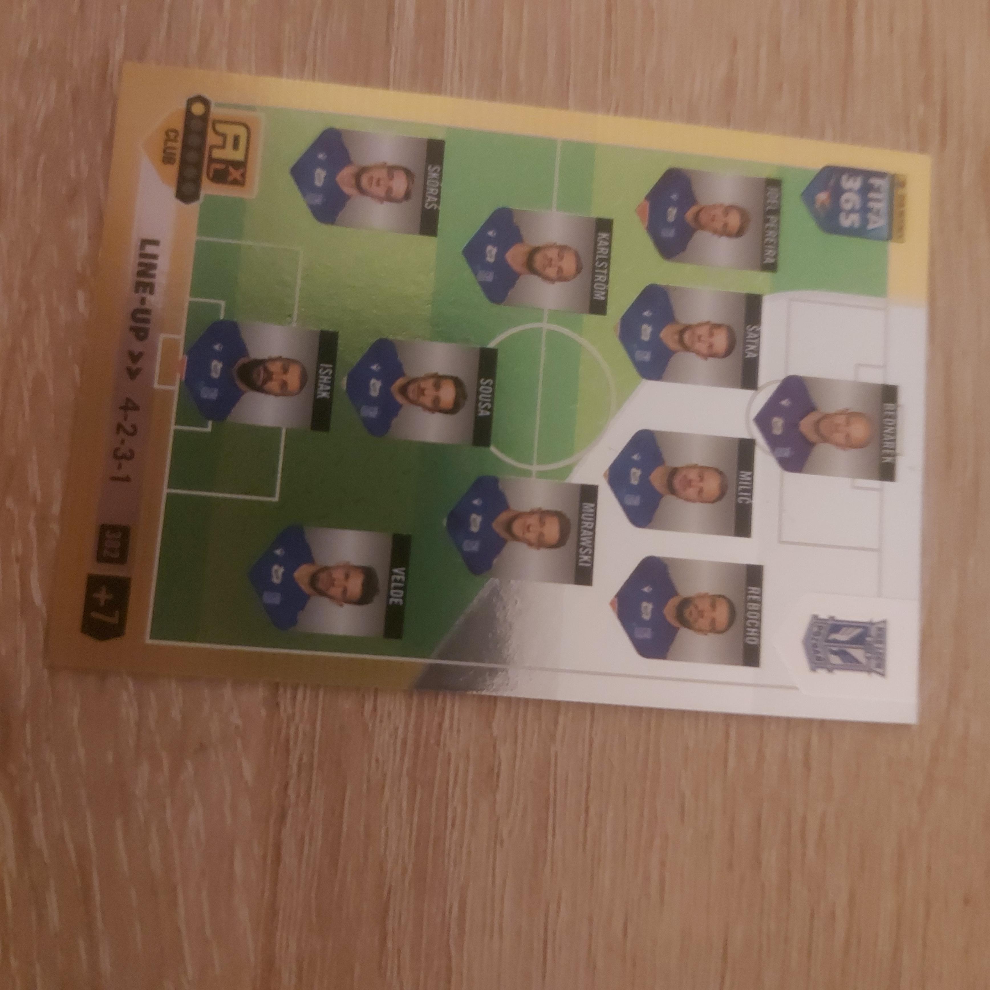 cromo de fútbol