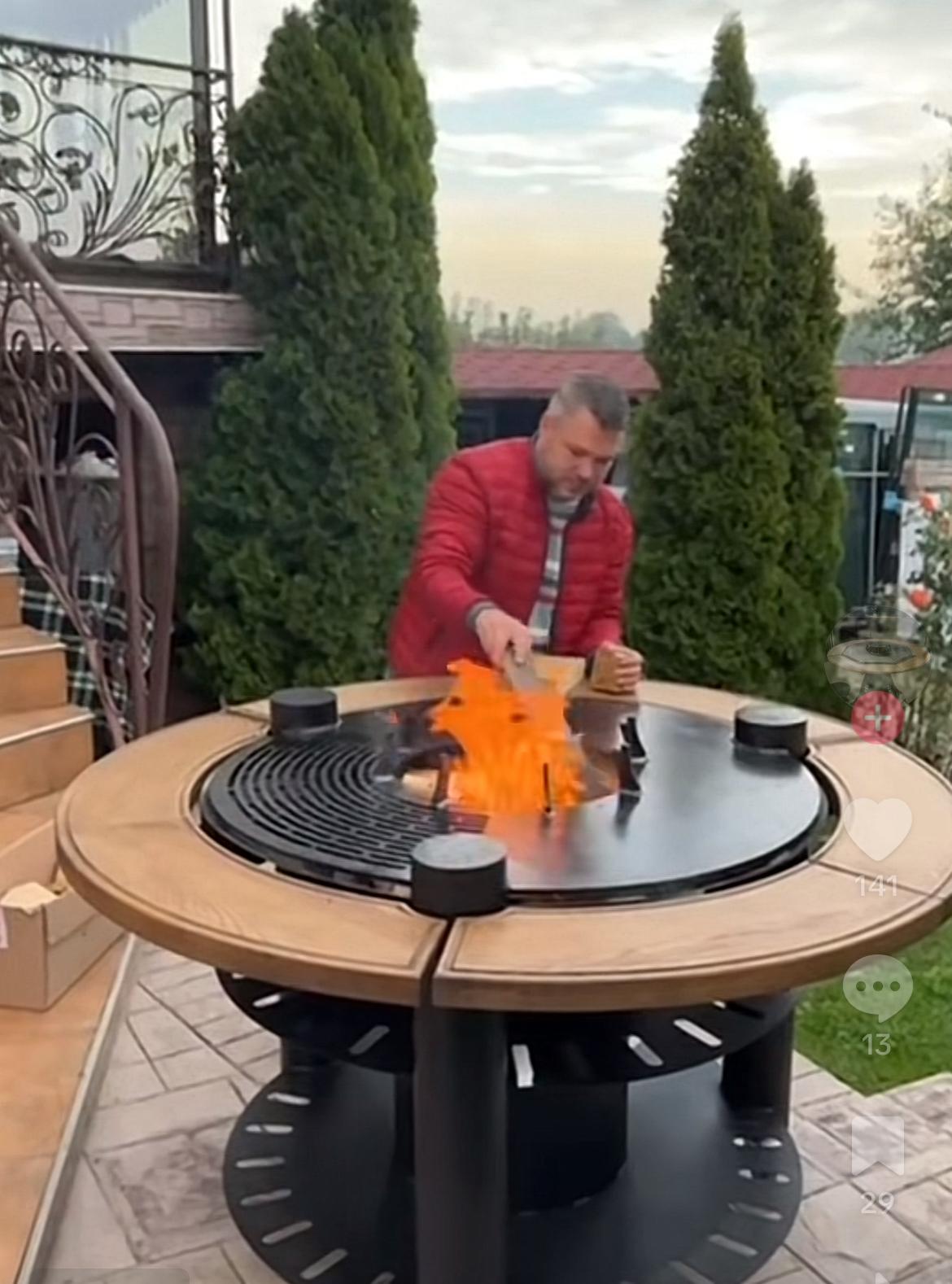 Barbacoa jardin