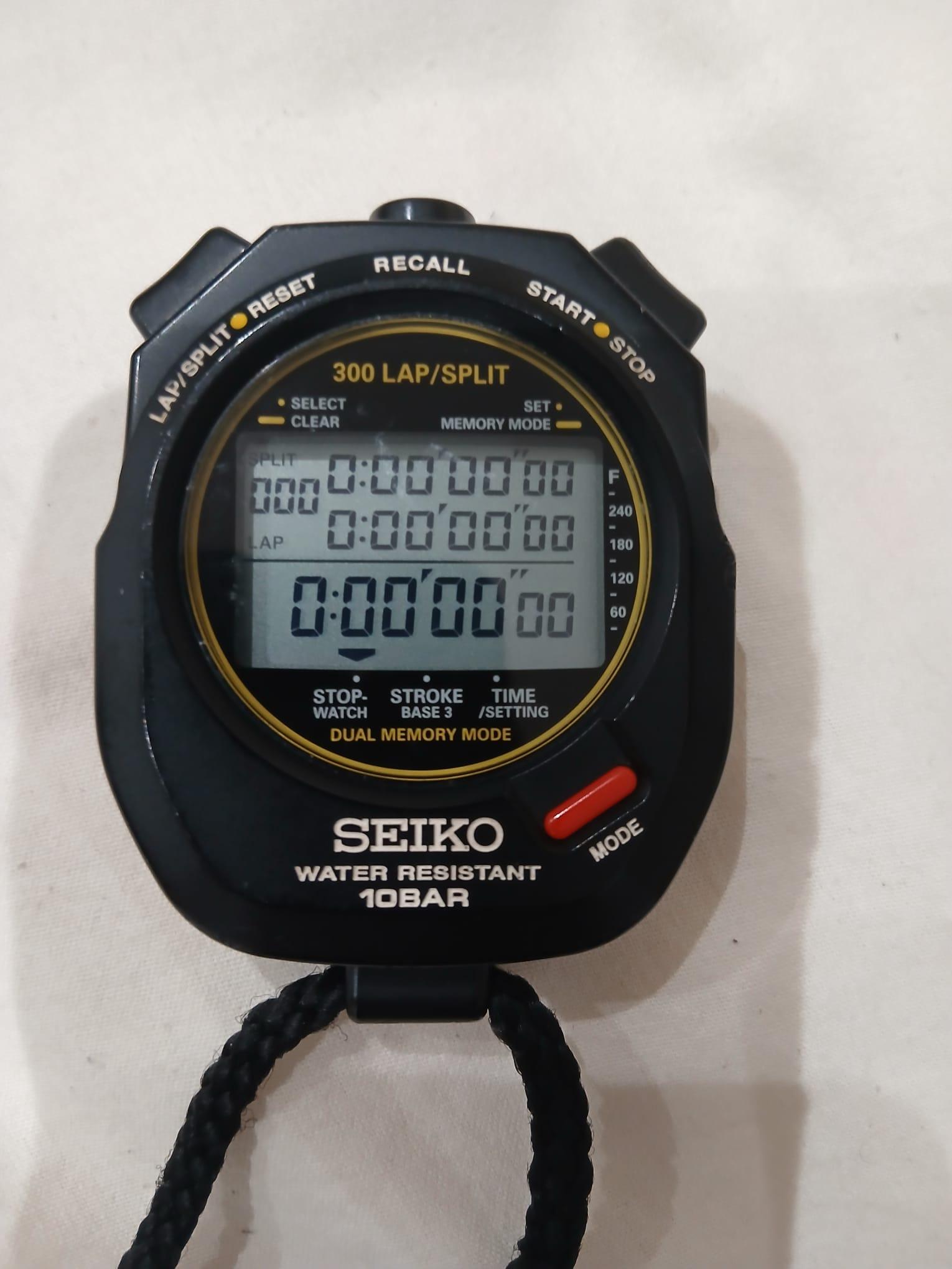 Cronómetro SEIKO modelo 300 LAP/SPLIT